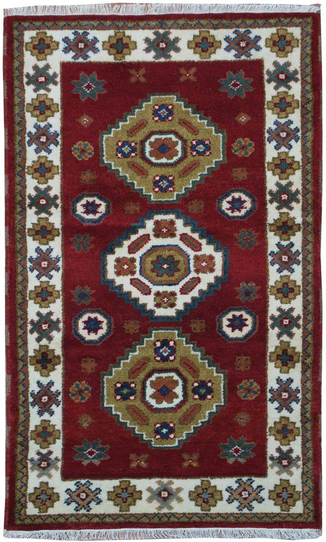 3' 0" x 5' 0" India Kazak Rug image 0