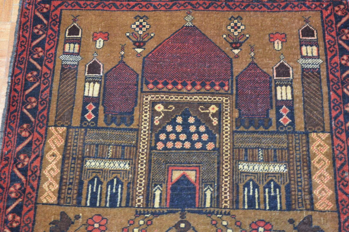 2' 7" x 4' 2" Afghanistan Belouch Rug image 5