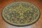 7' 3" x 7' 3" India Contemporary Round Rug image 1