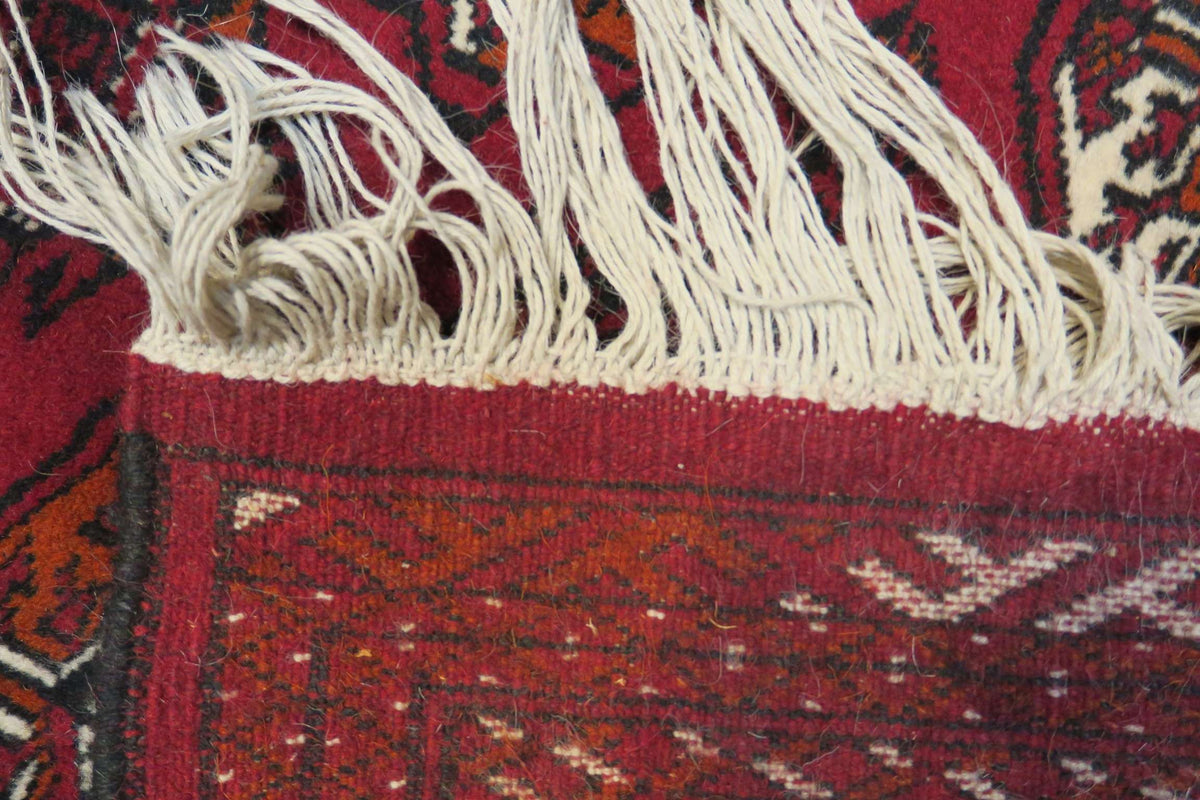 3' 3" x 4' 7" Vintage Turkeman Rug image 10