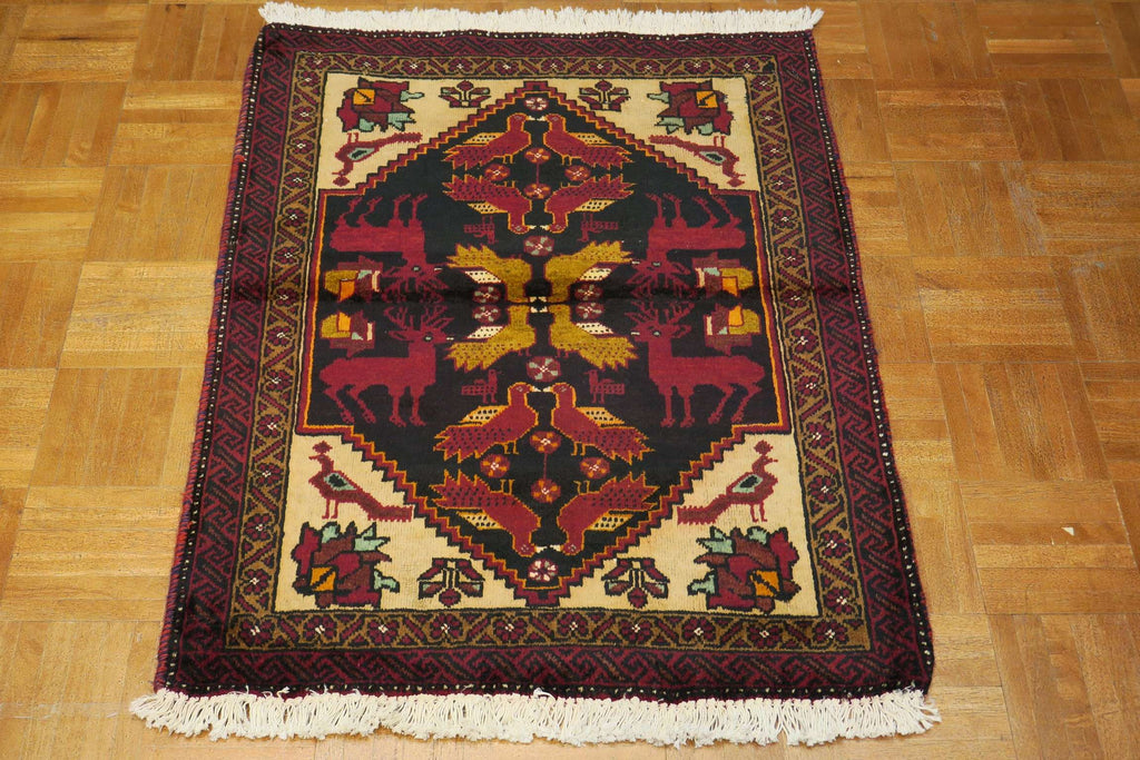 2' 2" x 3' 0" Persian Baluch Rug image 5