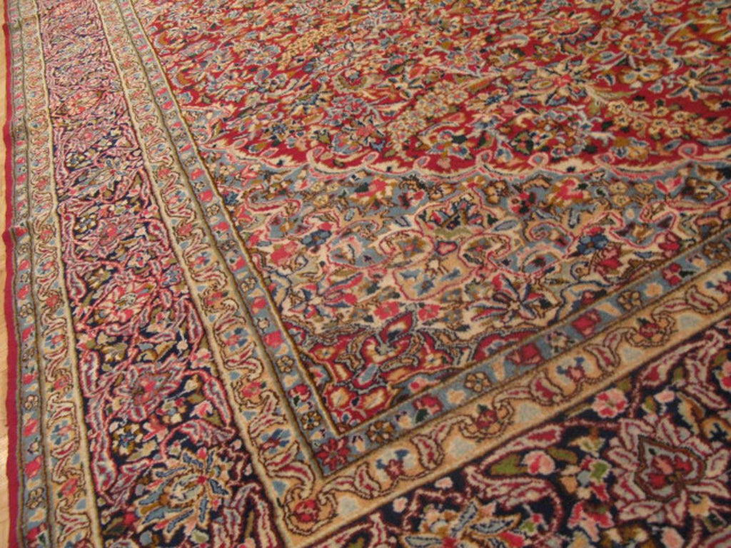 9' 2" x 11' 1" Persian Kerman Rug image 5