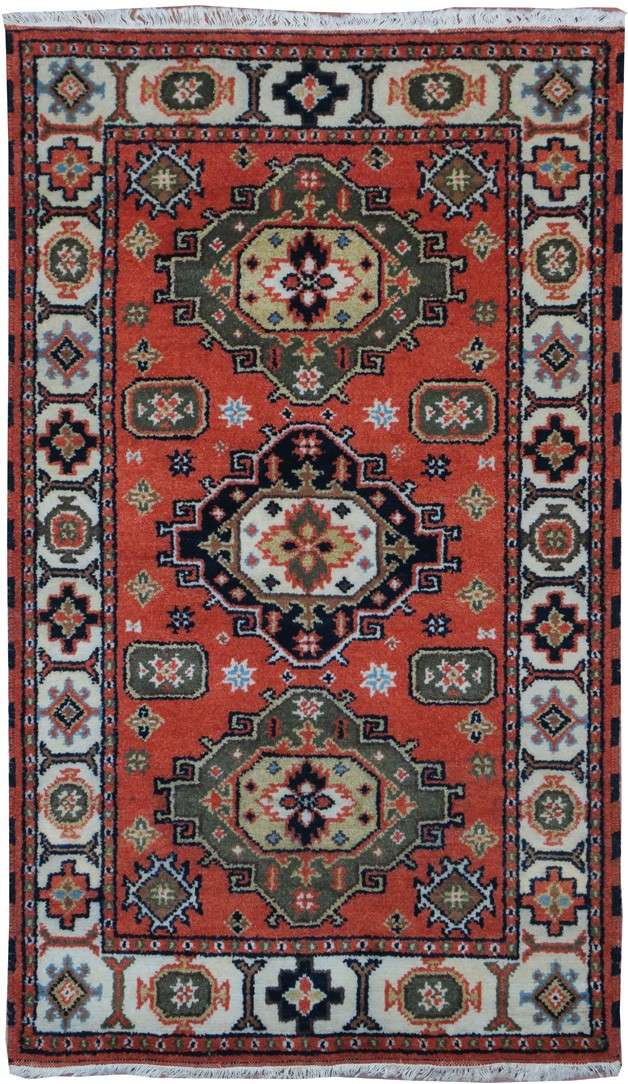 3' 0" x 5' 0" India Kazak Rug image 0