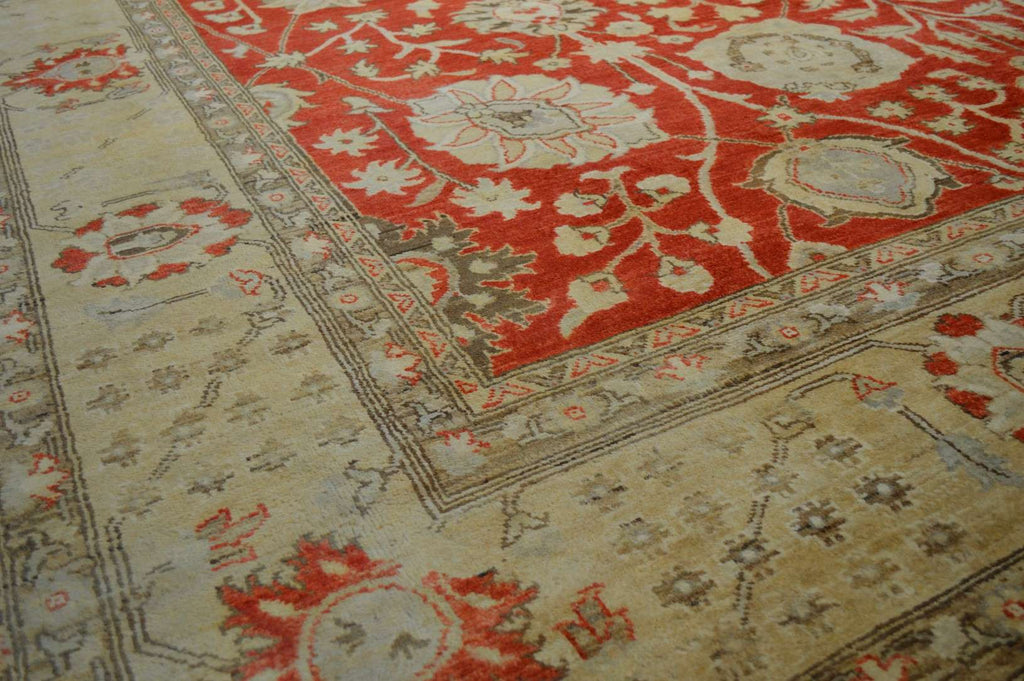 9' 8" x 13' 7" Pakistan Oushak Rug image 3
