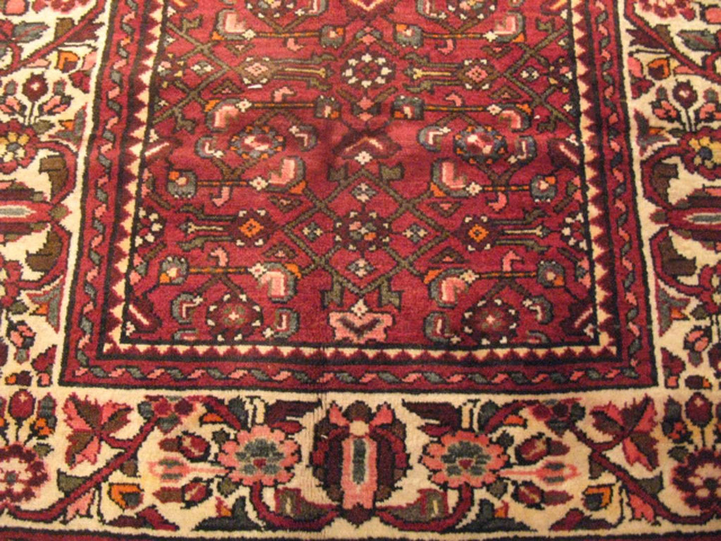 3' 4" x 9' 8" Persian Hosseinabad Runner image 3