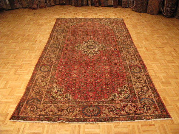 5' 9" x 11' 6" Persian Hosseinabad Runner image 4
