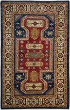 4' 0" x 6' 3" Pakistan Kazak Rug image 0