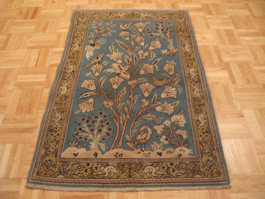 2' 5" x 3' 7" Persian Qum Rug image 1