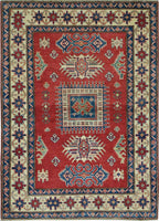 3' 6" x 4' 9" Pakistan Kazak Rug image 0