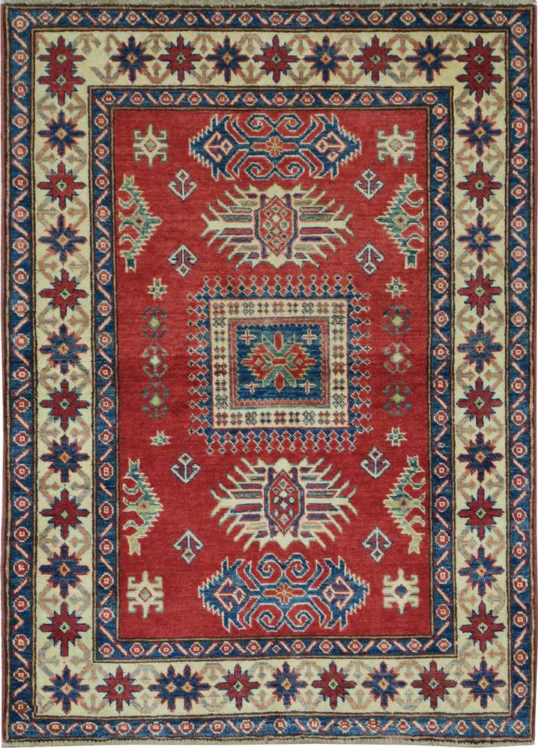 3' 6" x 4' 9" Pakistan Kazak Rug image 0