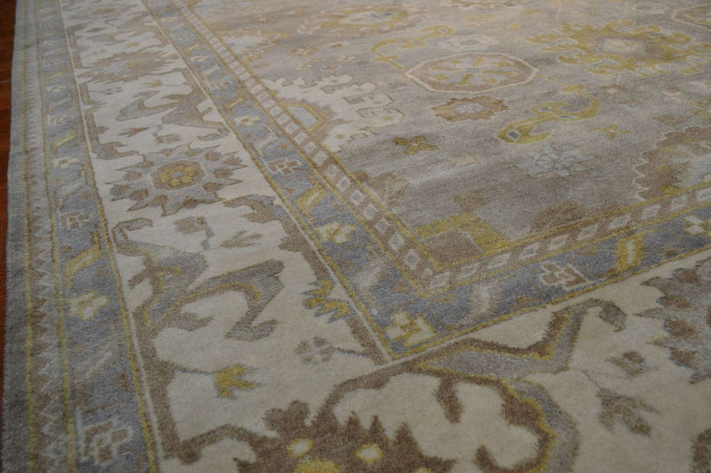 9' 2" x 12' 1" India Oushak Rug image 5