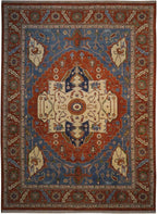 9' 0" x 12' 1" Pakistan Serapi Rug image 0