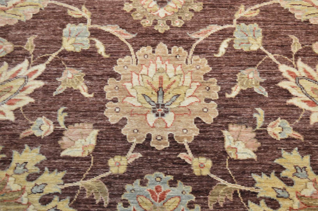 9' 0" x 11' 8" Pakistan Peshawar Rug image 9