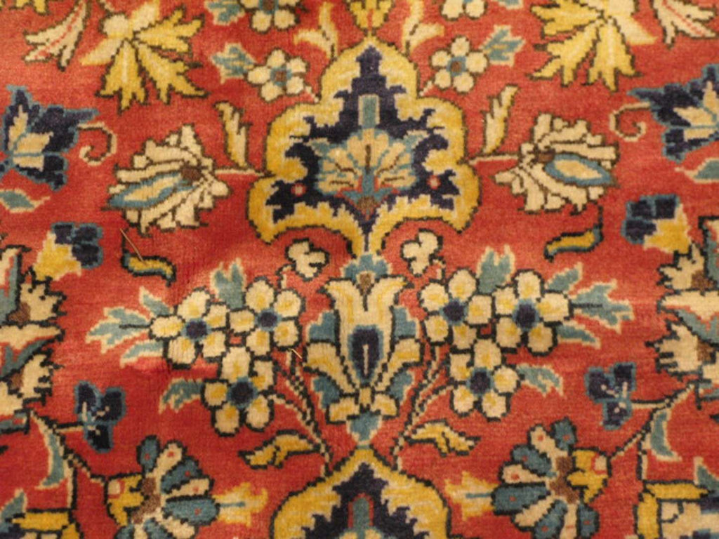 6' 7" x 10' 7" Persian Qum Rug image 4
