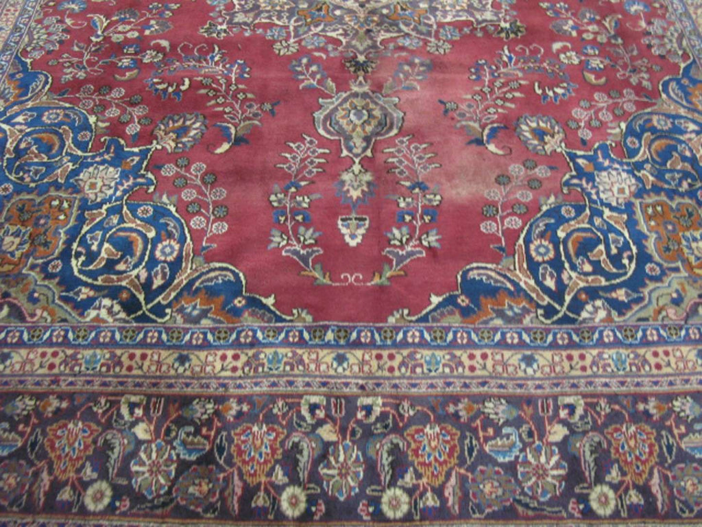 9' 9" x 13' 0" Persian Mashhad Rug image 4