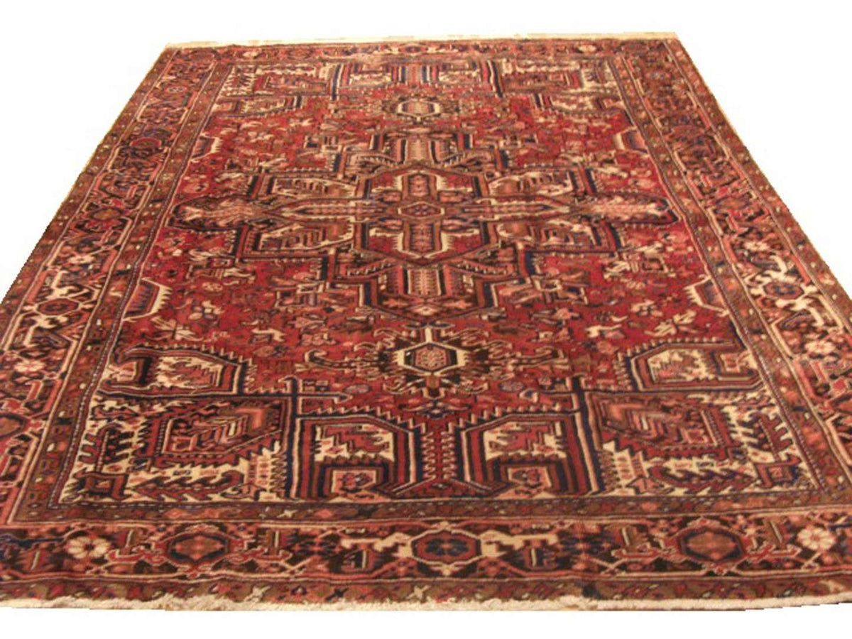 7' 1" x 9' 8" Persian Heriz Rug image 0