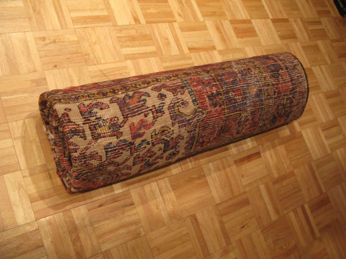 6' 1" x 8' 9" Persian Heriz Rug image 11
