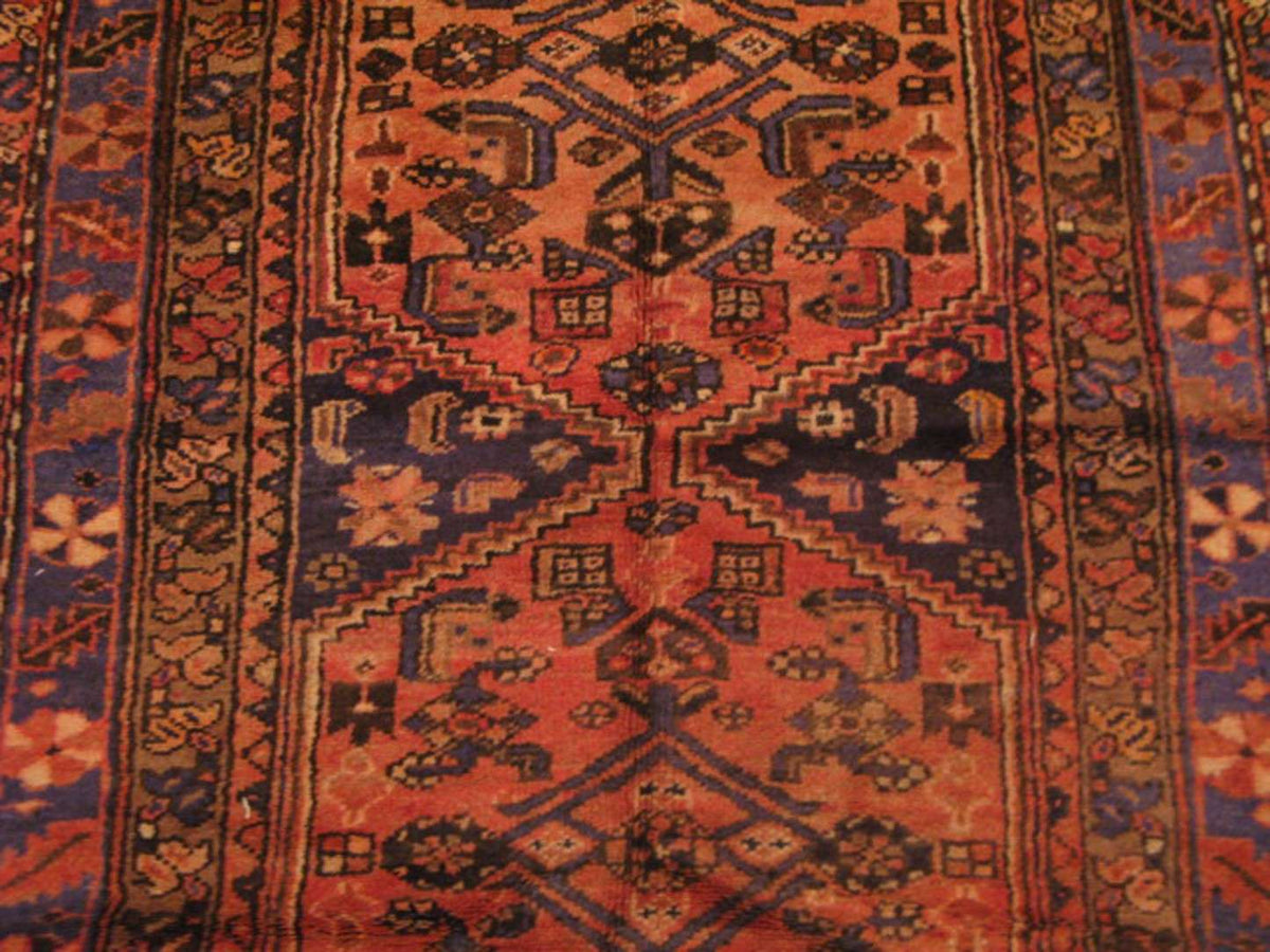 3' 6" x 10' 0" Persian Zanjan Runner image 5