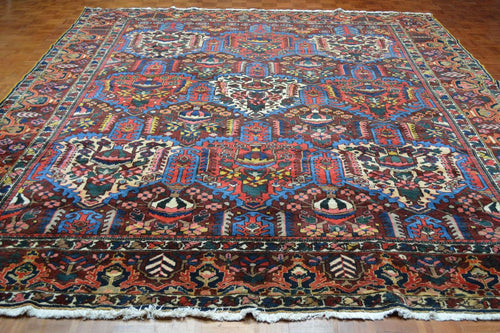 10' 8" x 12' 8" Vintage Bakhtiari Rug image 1