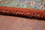 8' 1" x 9' 9" India Agra Rug image 4