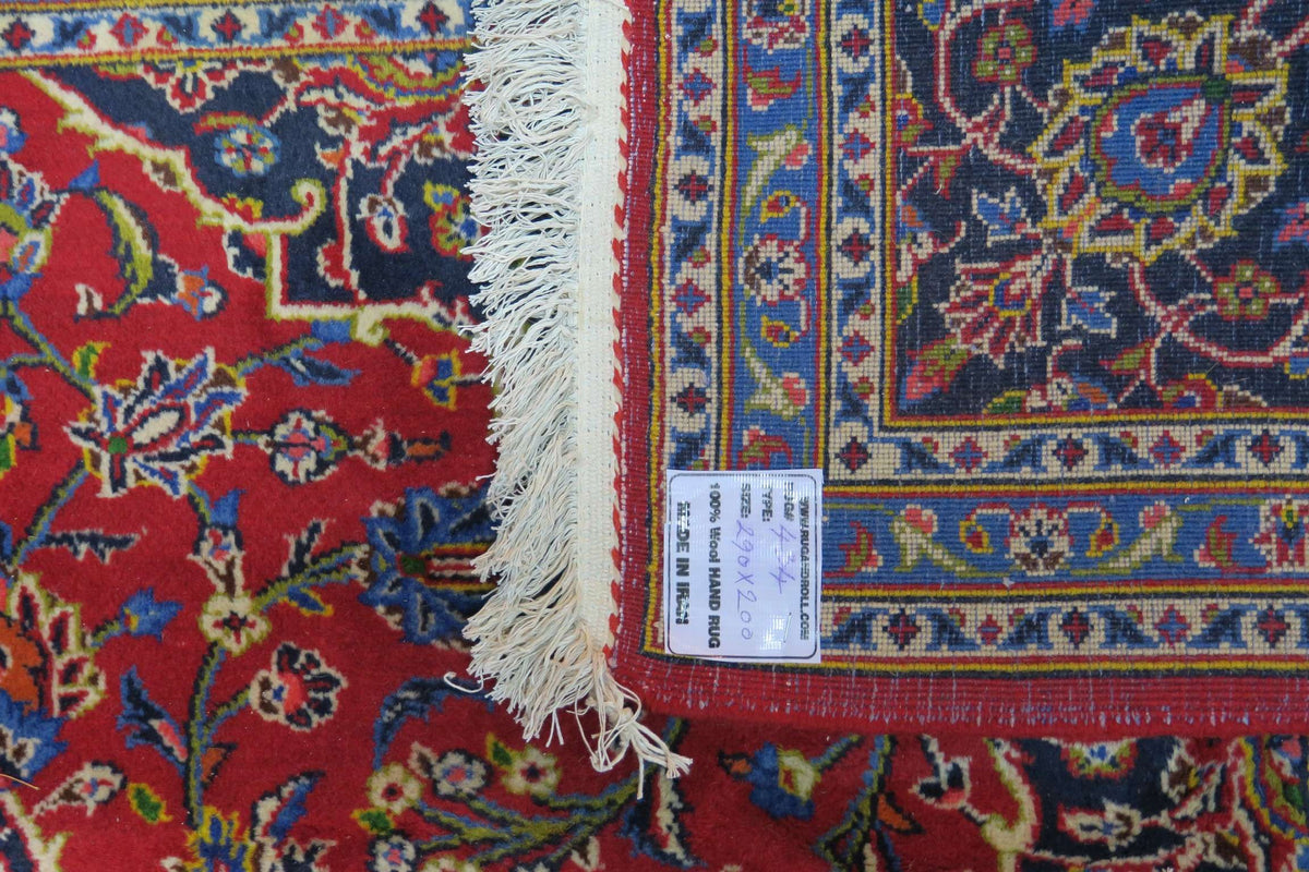 6' 5" x 9' 5" Persian Kashan Rug image 11