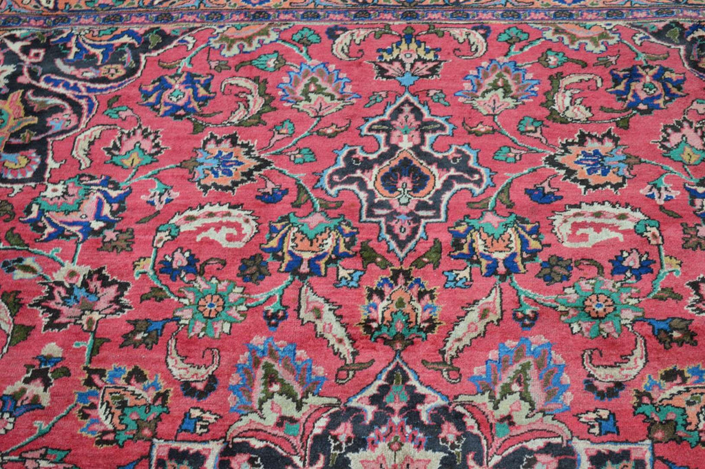 9' 8" x 11' 0" Persian Mashhad Rug image 6