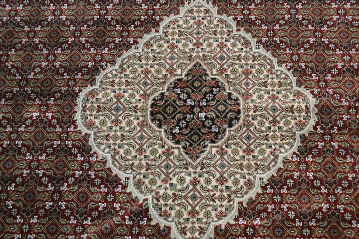 8' 1" x 8' 2" India Bijar Square Rug image 6