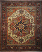 11' 8" x 14' 8" India Serapi Rug image 0