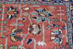 5' 9" x 9' 0" India Heriz Rug image 8