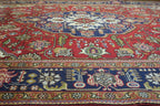6' 6" x 9' 6" Vintage Tabriz Rug image 1