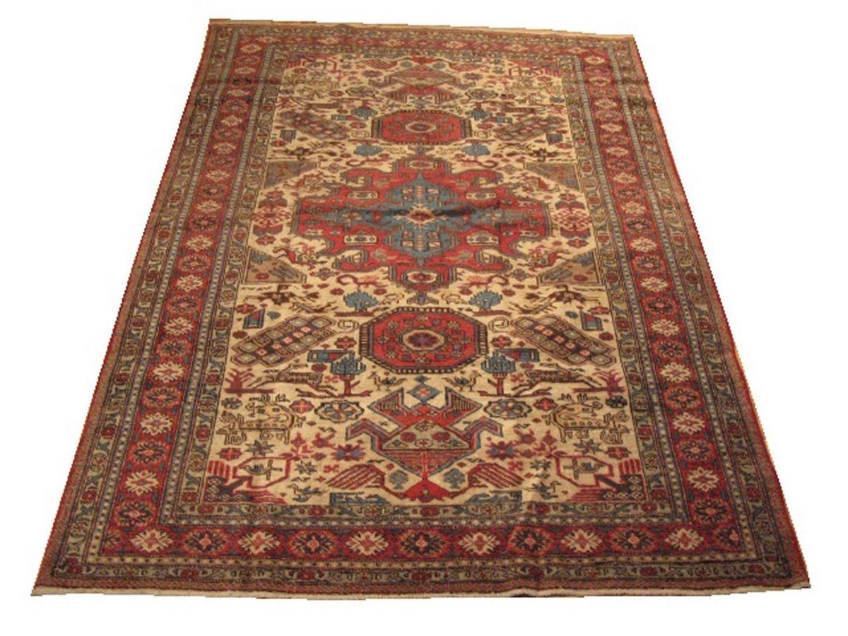 4' 8" x 6' 7" Persian Ardabil Rug image 0