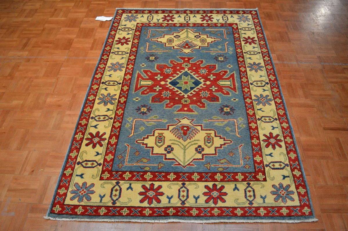 4' 2" x 6' 2" Pakistan Kazak Rug image 1