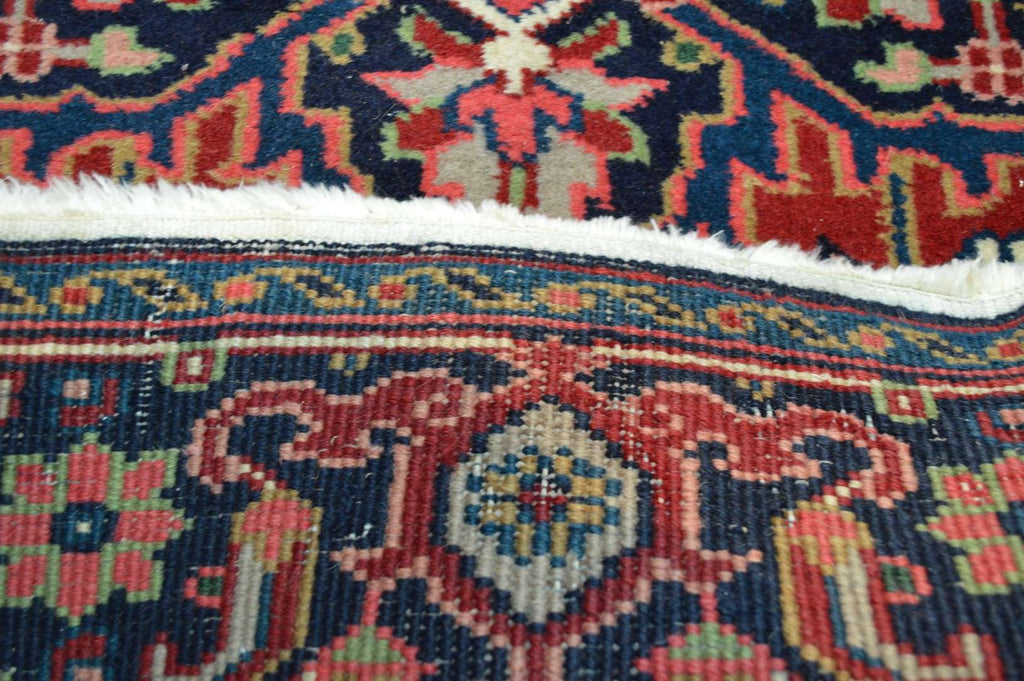 4' 1" x 6' 0" India Heriz Rug image 11