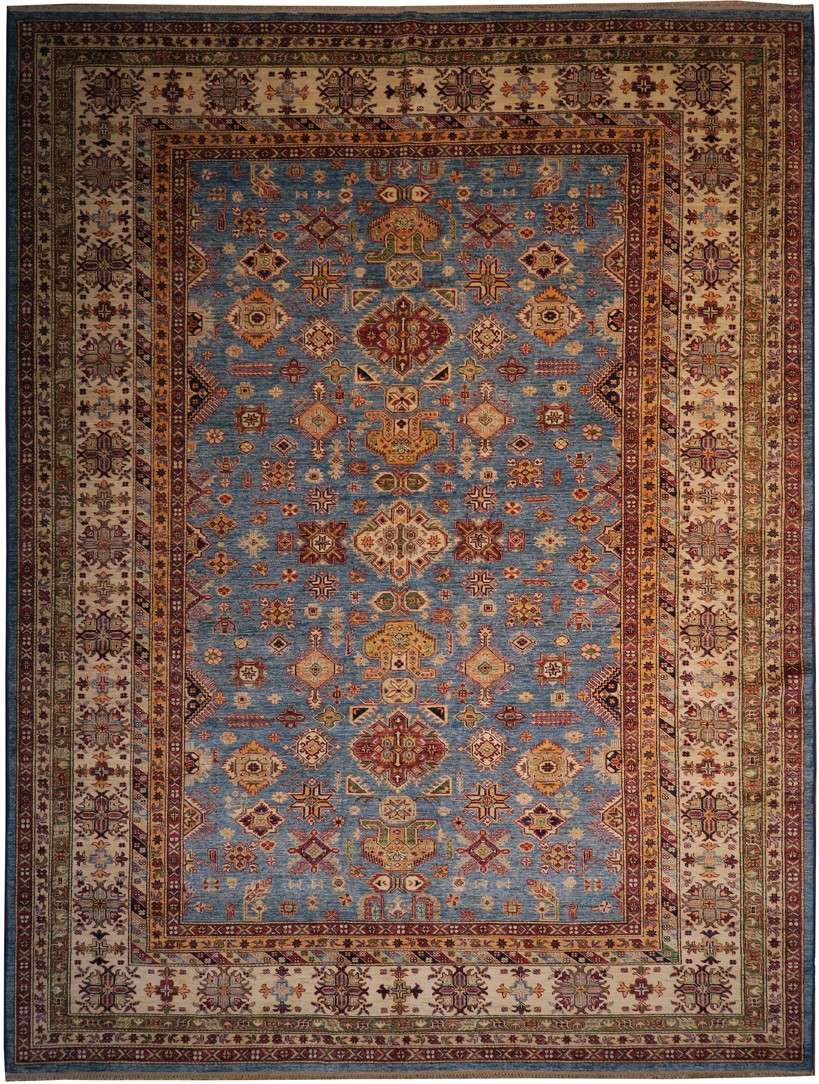 9' 2" x 12' 0" Pakistan Kazak Rug image 0