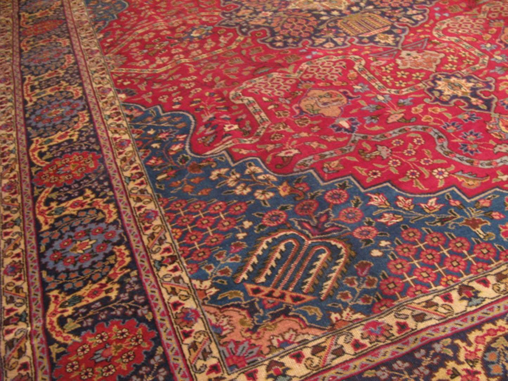 8' 0" x 11' 2" Persian Tabriz Rug image 10