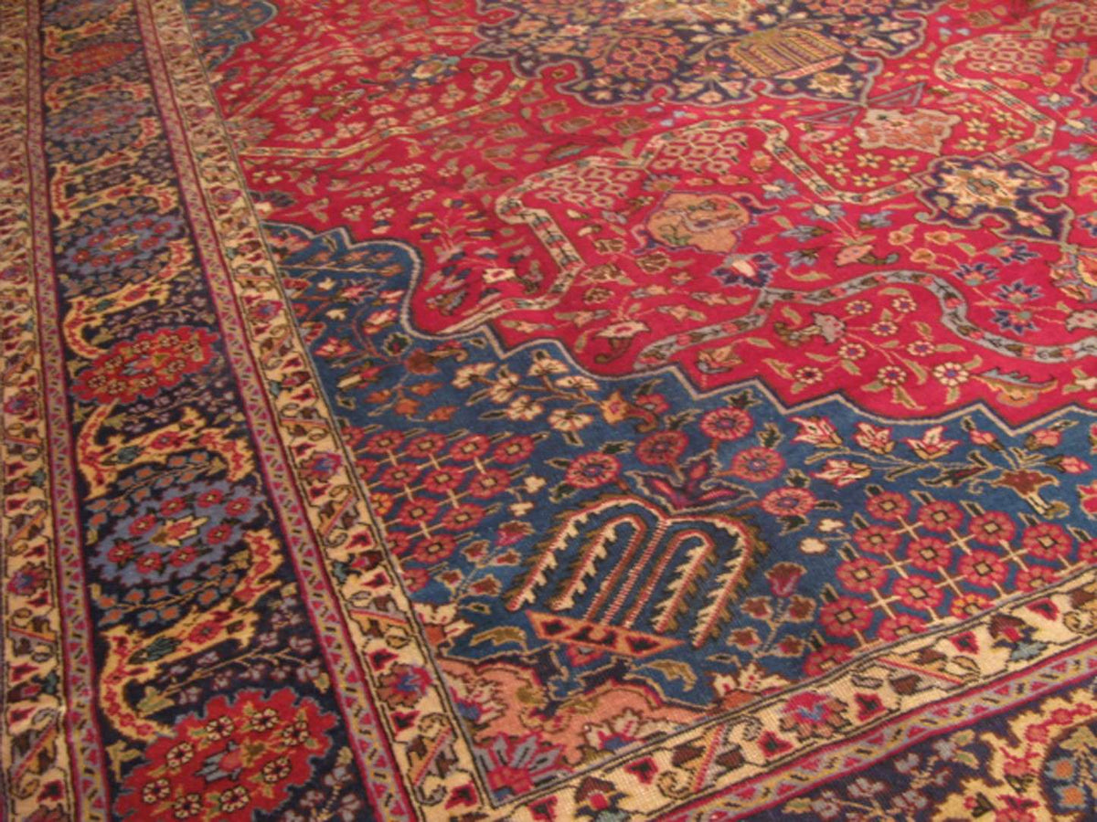 8' 0" x 11' 2" Persian Tabriz Rug image 10