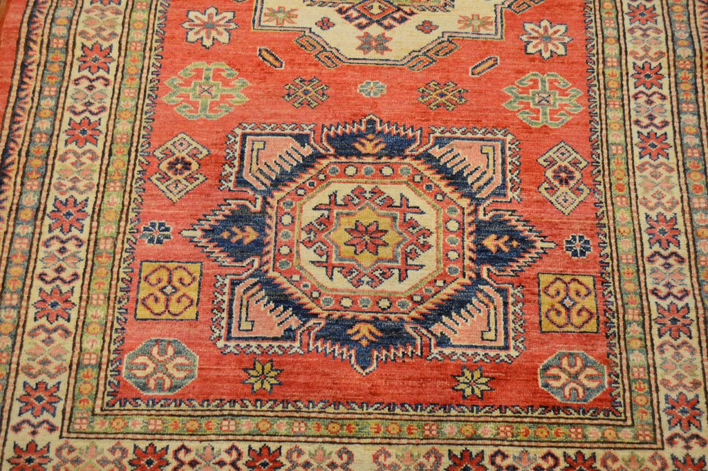4' 0" x 6' 1" Pakistan Kazak Rug image 6