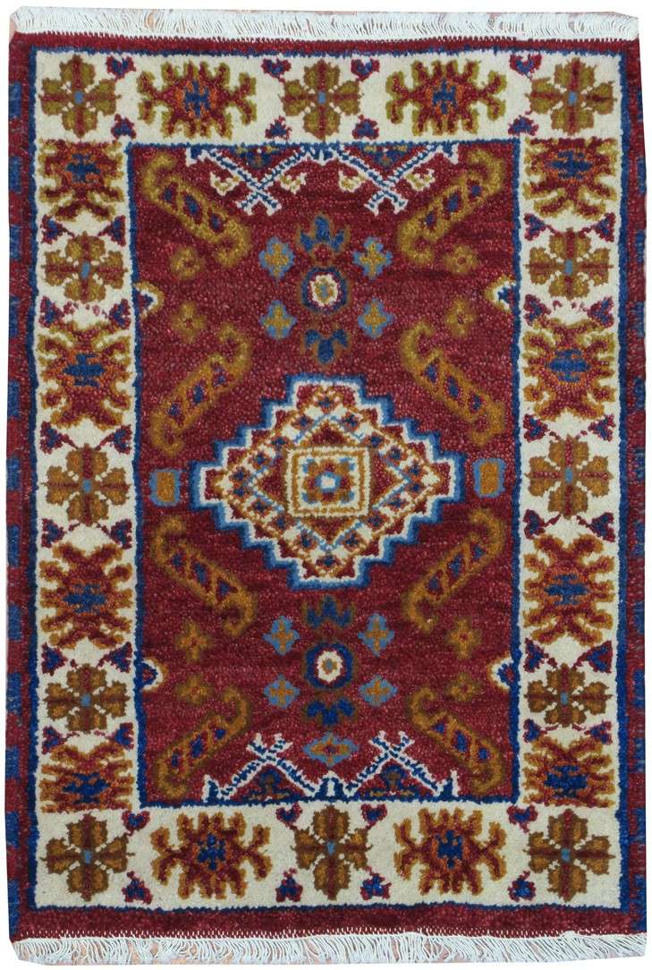 2' 0" x 3' 0" India Kazak Rug image 0