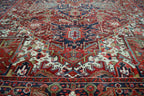 7' 9" x 11' 4" Persian Heriz Rug image 6