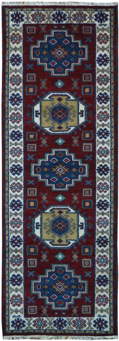 2' 8" x 8' 3" India Kazak Runner image 0