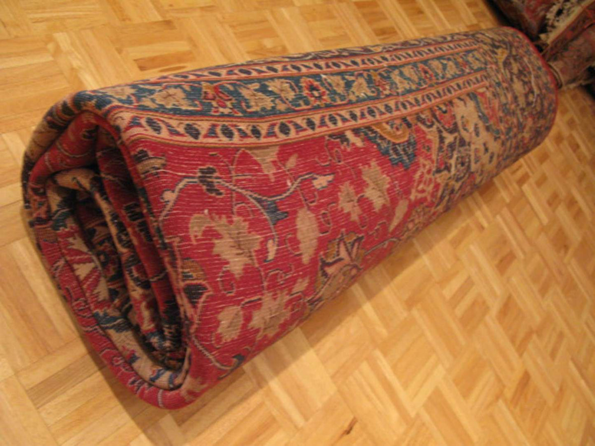 9' 9" x 12' 1" Persian Mashhad Rug image 11