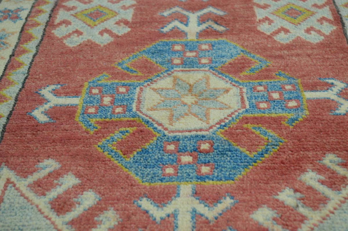 2' 1" x 6' 2" Pakistan Kazak Runner image 8