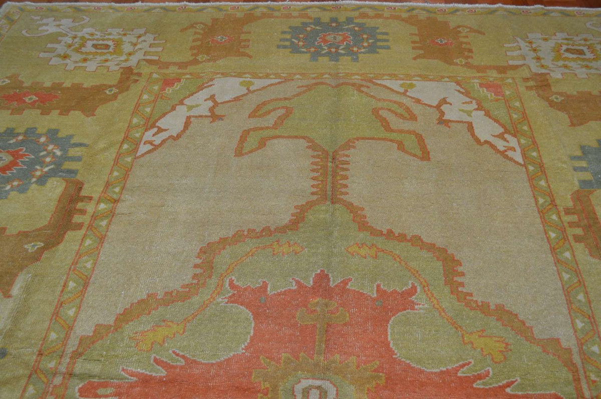 9' 8" x 13' 0" Turkish Oushak Rug image 5
