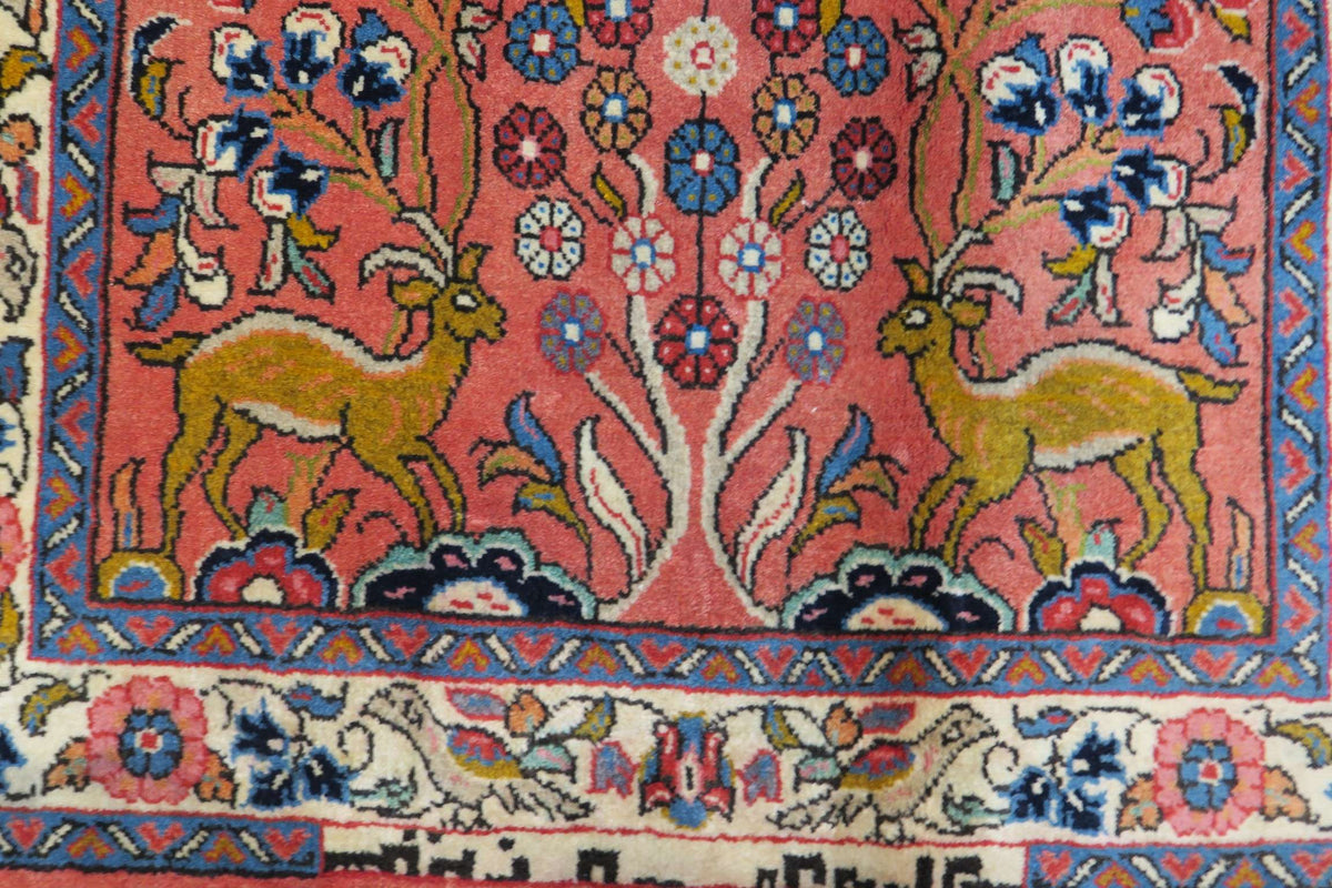 2'6'' x 9'3'' Persian Sarouk Runner image 6