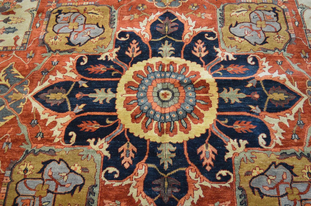 11' 8" x 14' 8" India Serapi Rug image 2