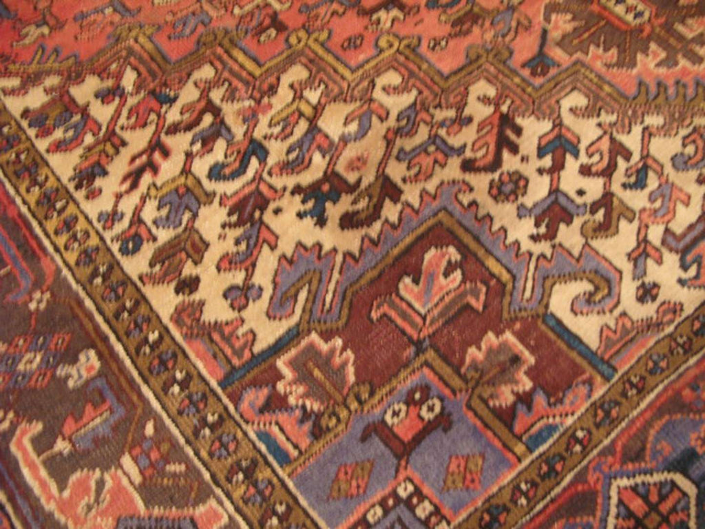 6' 1" x 8' 9" Persian Heriz Rug image 8