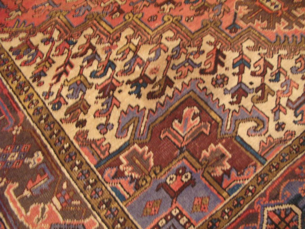 6' 1" x 8' 9" Persian Heriz Rug image 8