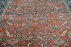 8' 4" x 11' 6" Persian Heriz Rug image 2