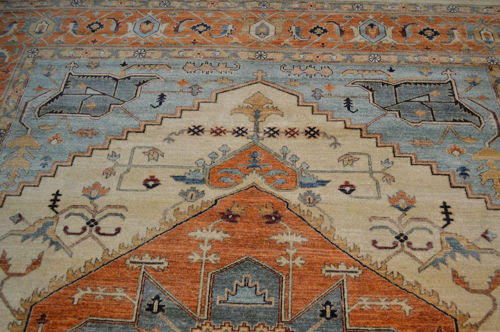 8' 2" x 9' 10" Pakistan Serapi Rug image 4