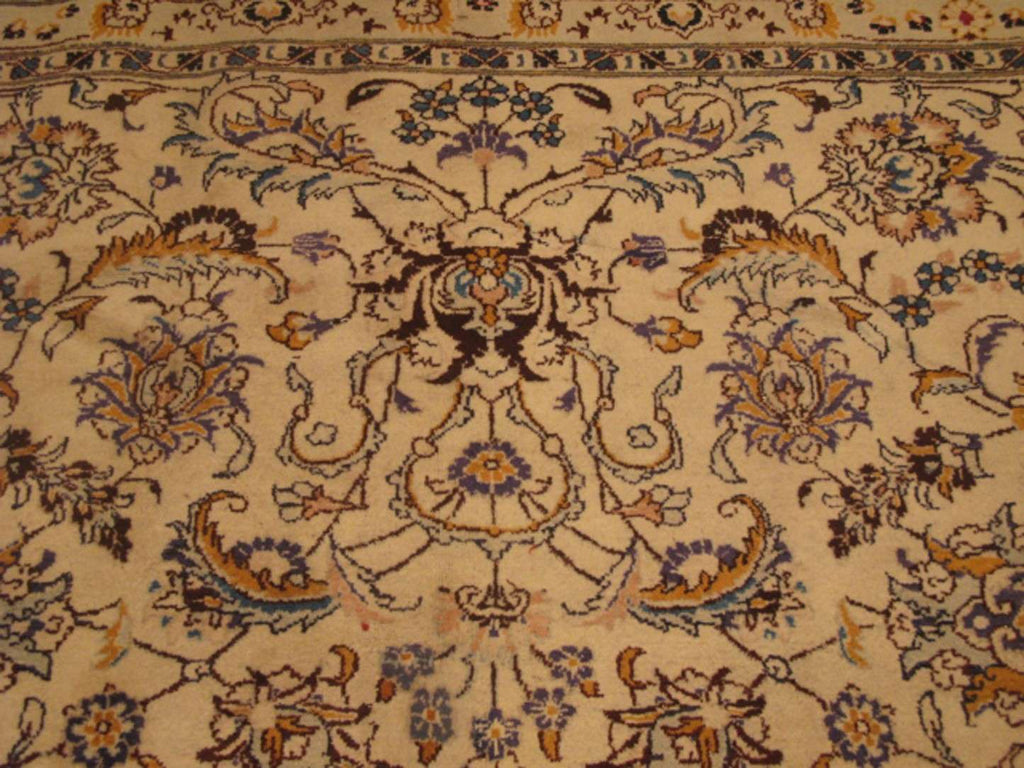 11' 4" x 13' 1" Persian Mashhad Rug image 3